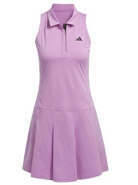 adidas Lavender Sleeveless Polo Tennis Dress